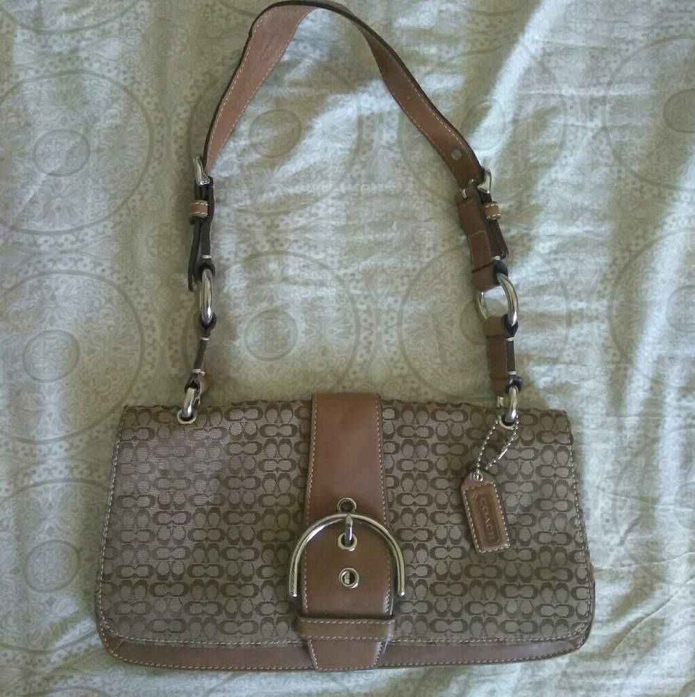 Coach Soho Buckle Flap Mini Purse